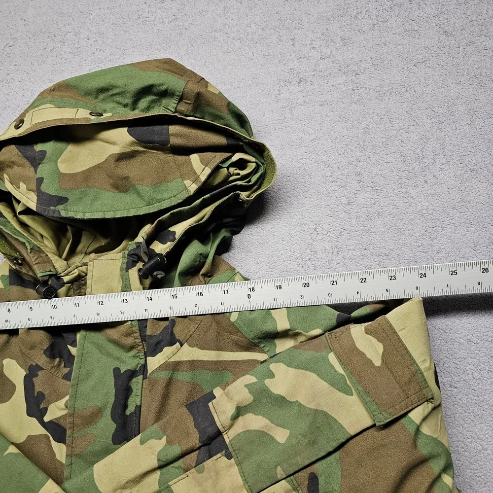 US Military ECWCS Gen 1 Woodland Camo Gore-Tex Cold Weather Parka Jacket Medium
